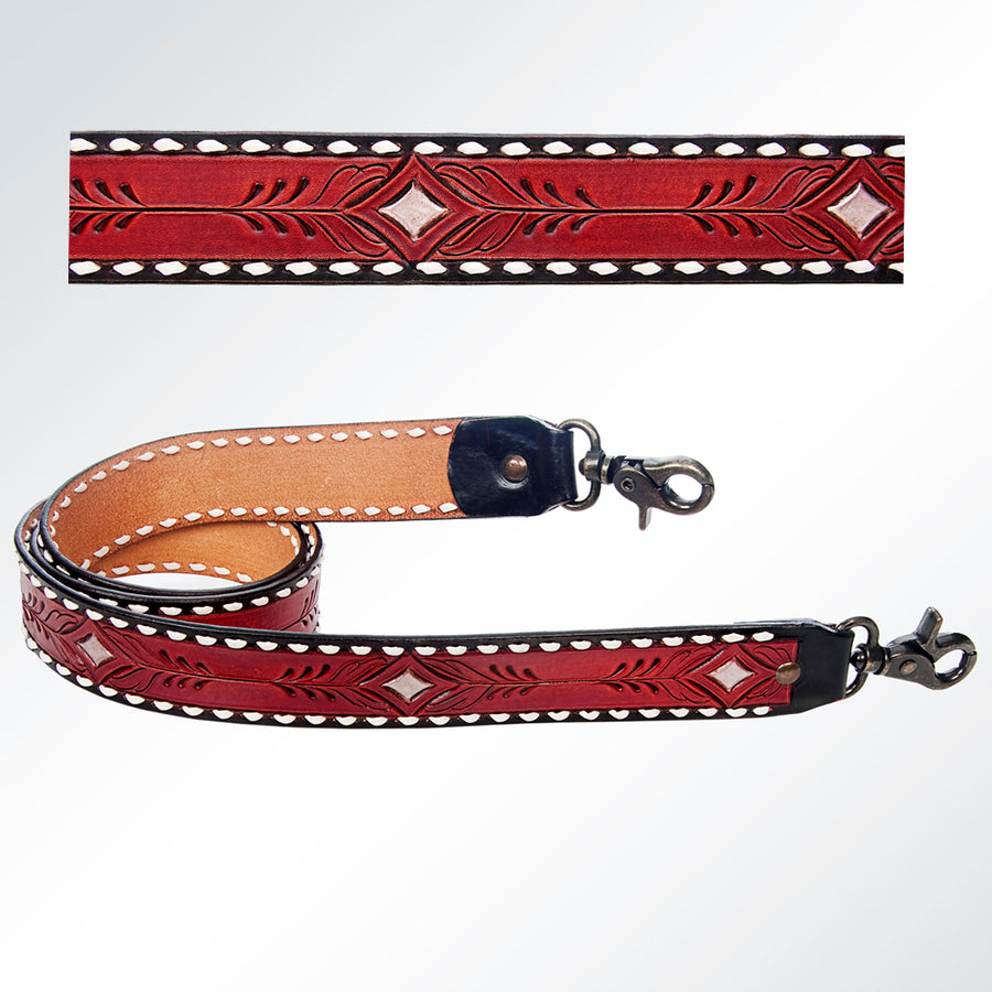 American Darling ADSTF154 Hand Tooled Genuine Leather Crossbody Handle by Hilason – Cowboy and equestrian accessories