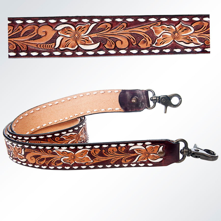 American Darling ADSTF157 Hand Tooled Genuine Leather Crossbody Handle by Hilason – Cowboy and equestrian accessories