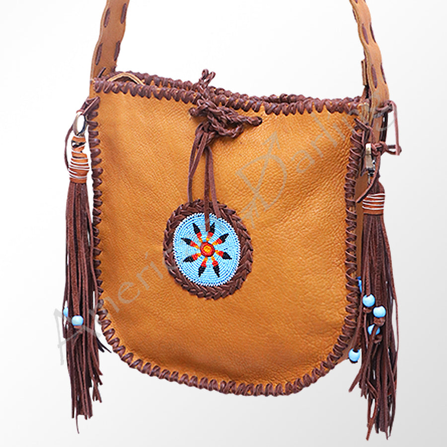 American Darling Hobo Genuine Leather Women Bag Western Handbag Purse - Uhorse