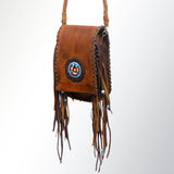 American Darling ADBGM124 Messenger Genuine Leather Women Bag Western Handbag Purse