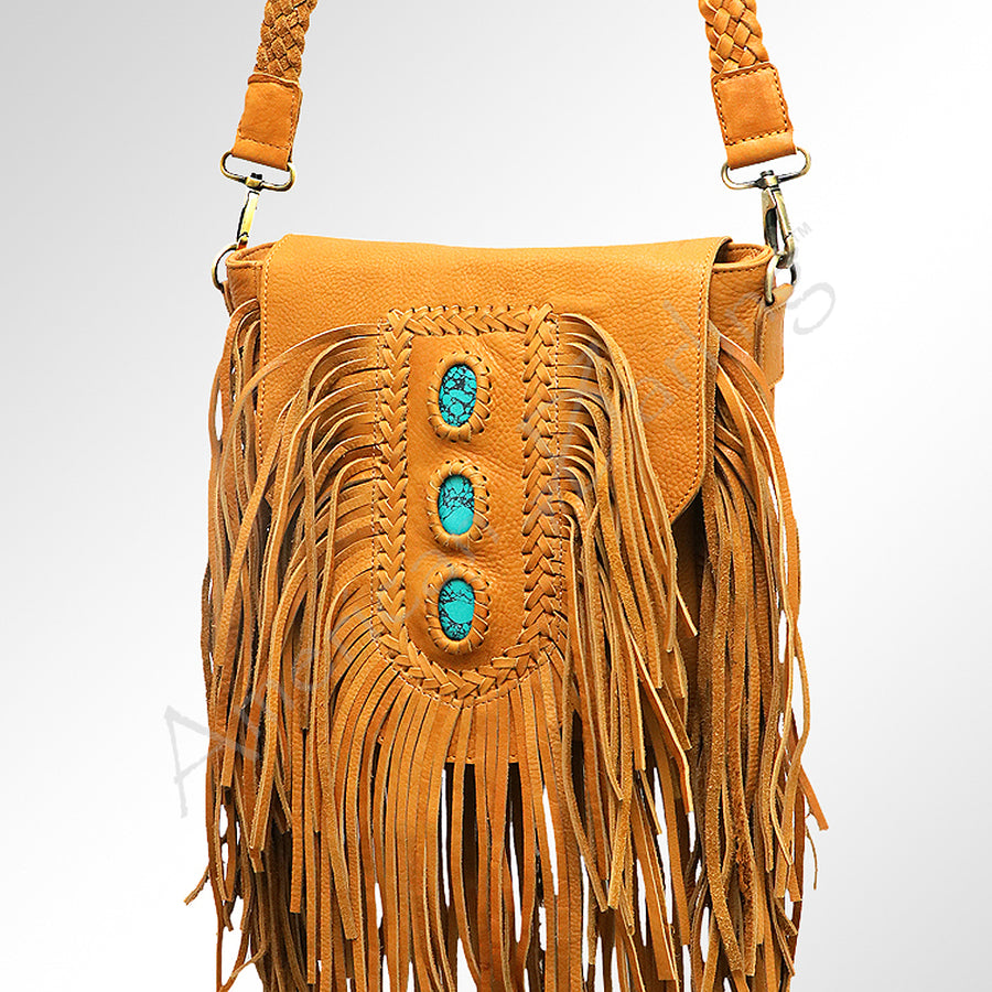 American Darling Messenger Full Grain Leather Western Women Bag Handbag Purse | Crossbody for Cute - Uhorse