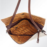 American Darling ADBGS178G Envelope Hair On Genuine Leather Women Bag Western Handbag Purse