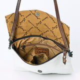 American Darling Women's Envelope Bag Western Hair On Genuine Leather Handbag and Ladies Purse