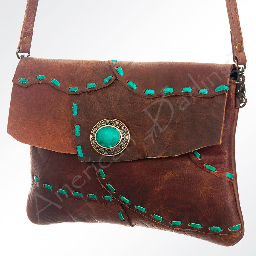 American Darling Clutch Genuine Leather Women Bag W. Handbag Purse| by Hilason – Cowboy and equestrian accessories