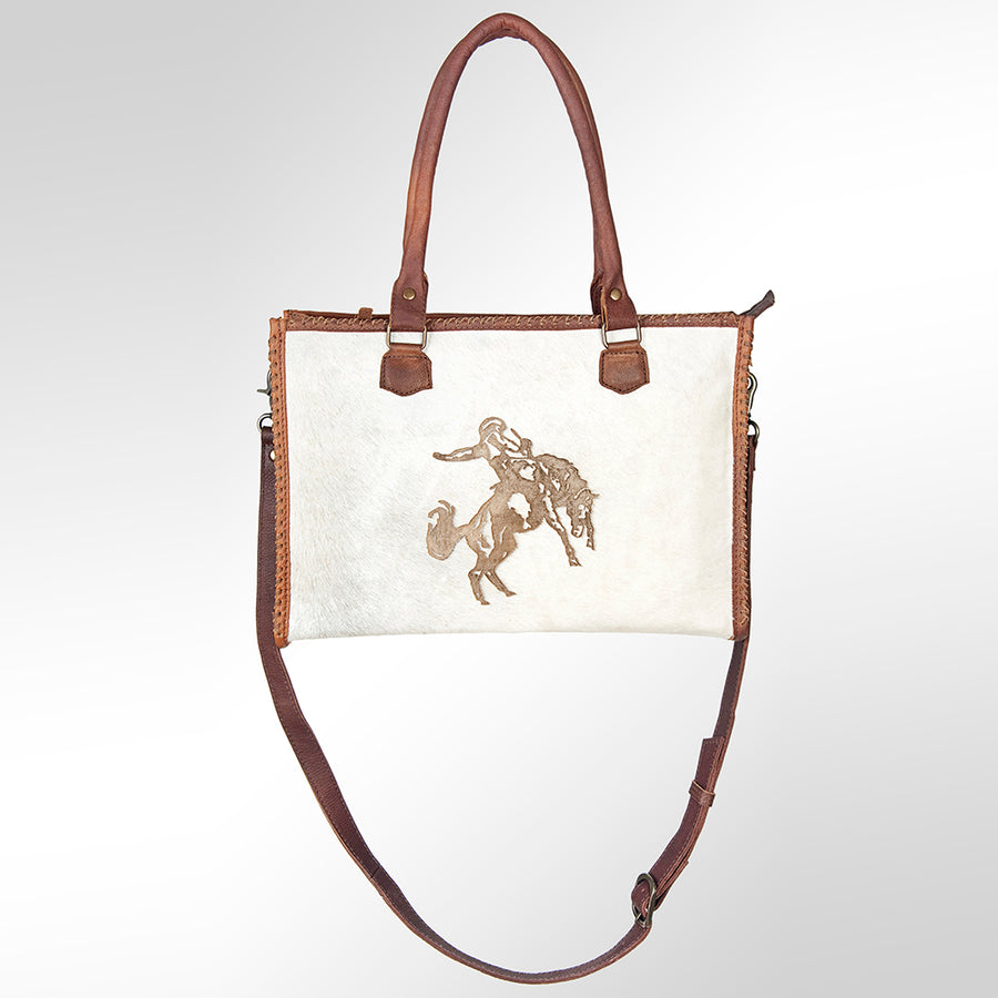 American Darling Tote Hair On Genuine Leather Western Women Bag | Handbag Weekend Travel Bags