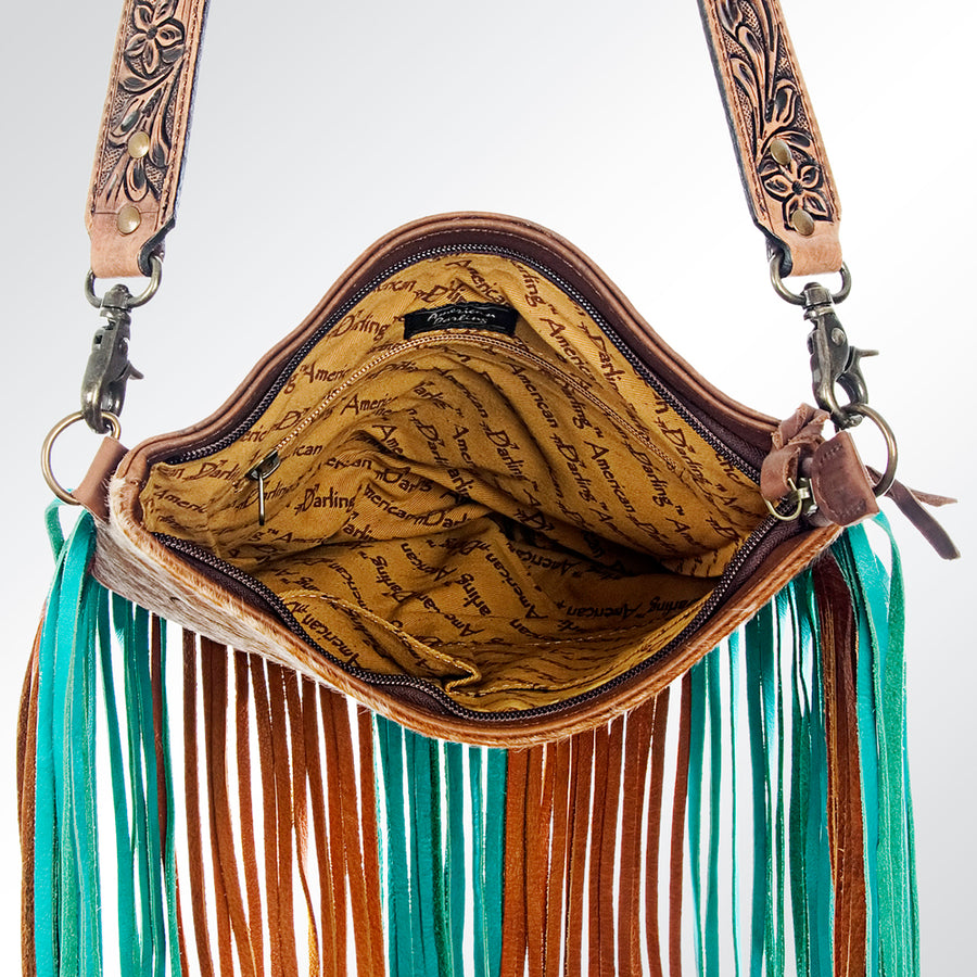 American Darling GIBG247 Hair On Genuine Leather Women Bag Western Handbag Purse
