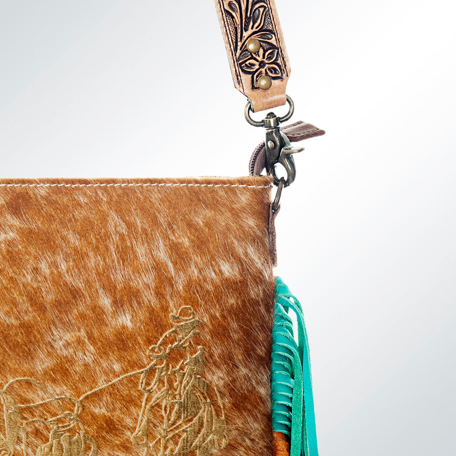 American Darling GIBG247 Hair On Genuine Leather Women Bag Western Handbag Purse