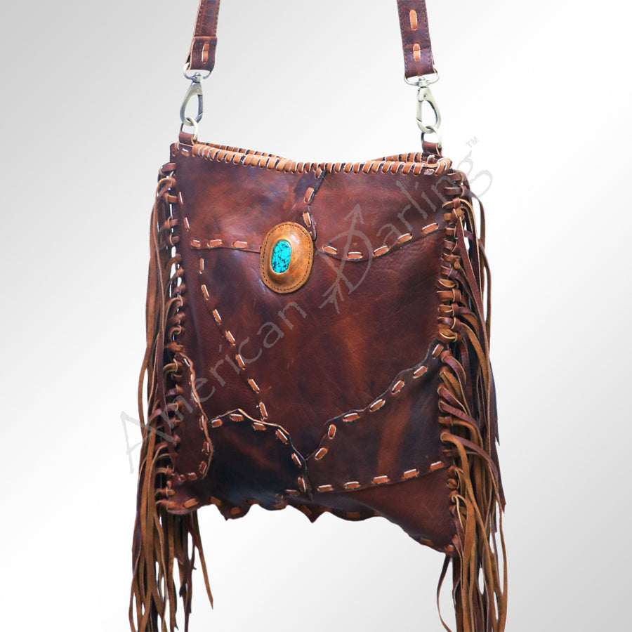 American Darling ADBGM132 Crossbody Genuine Leather Women Bag W. by Hilason – Cowboy and equestrian accessories