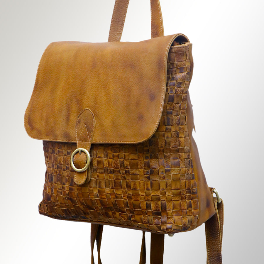 American Darling Backpack Full Grain Genuine Leather Western Women Bag | for Laptop School Purse Travel - Uhorse