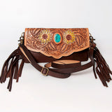 American Darling ADBGA138 Wallet Hand Tooled Genuine Leather Women Bag Western Handbag Purse