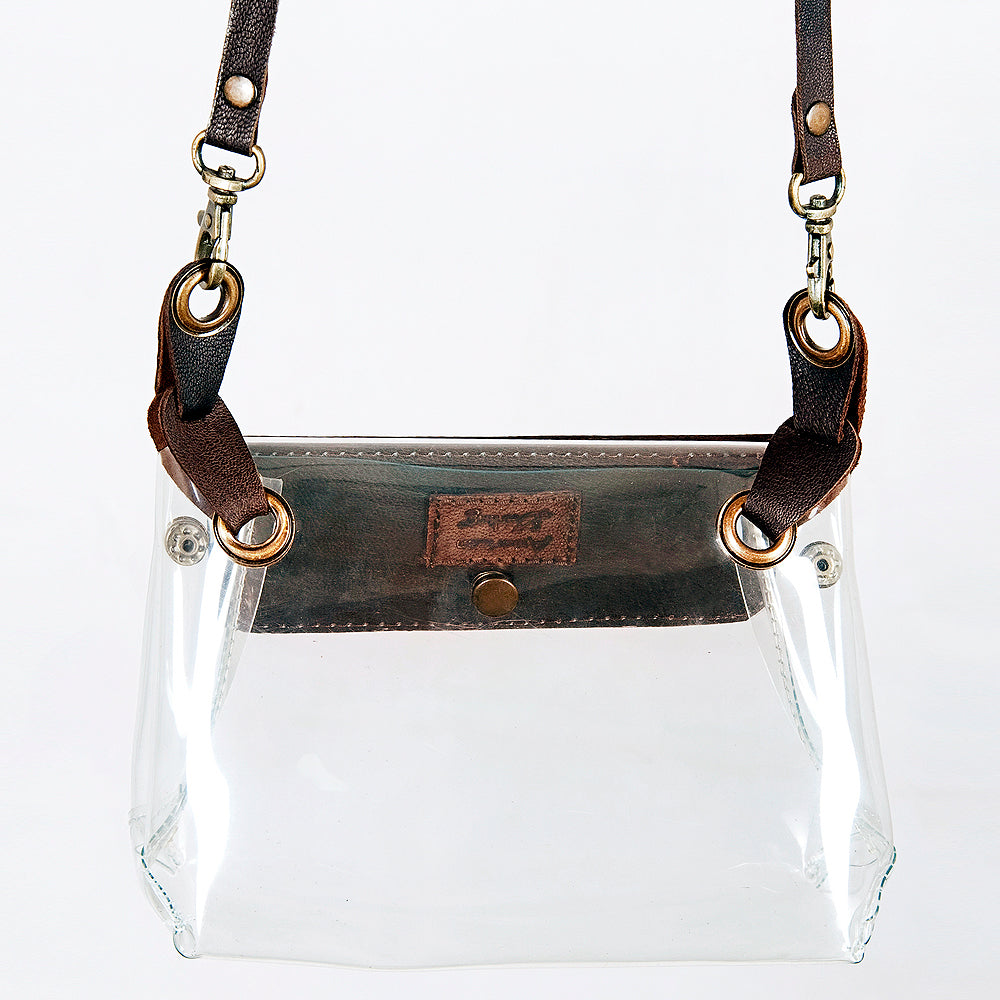 American Darling ADBGZ303 Clear Bag Hair On Genuine Leather Women Bag Western Handbag Purse