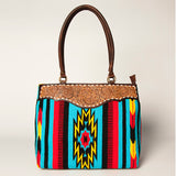 American Darling Tote Hand Tooled Saddle Blanket Genuine Leather Women Bag Western Handbag Purse