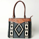 American Darling Tote Hand Tooled Saddle Blanket Genuine Leather Women Bag Western Handbag Purse