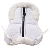 Small Europa Sheepskin  Half Pad- 4 Shim White/White