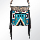 ADBGA153B American Darling Hand Tooled Saddle Blanket Genuine Leather Women Bag Western Handbag Purse