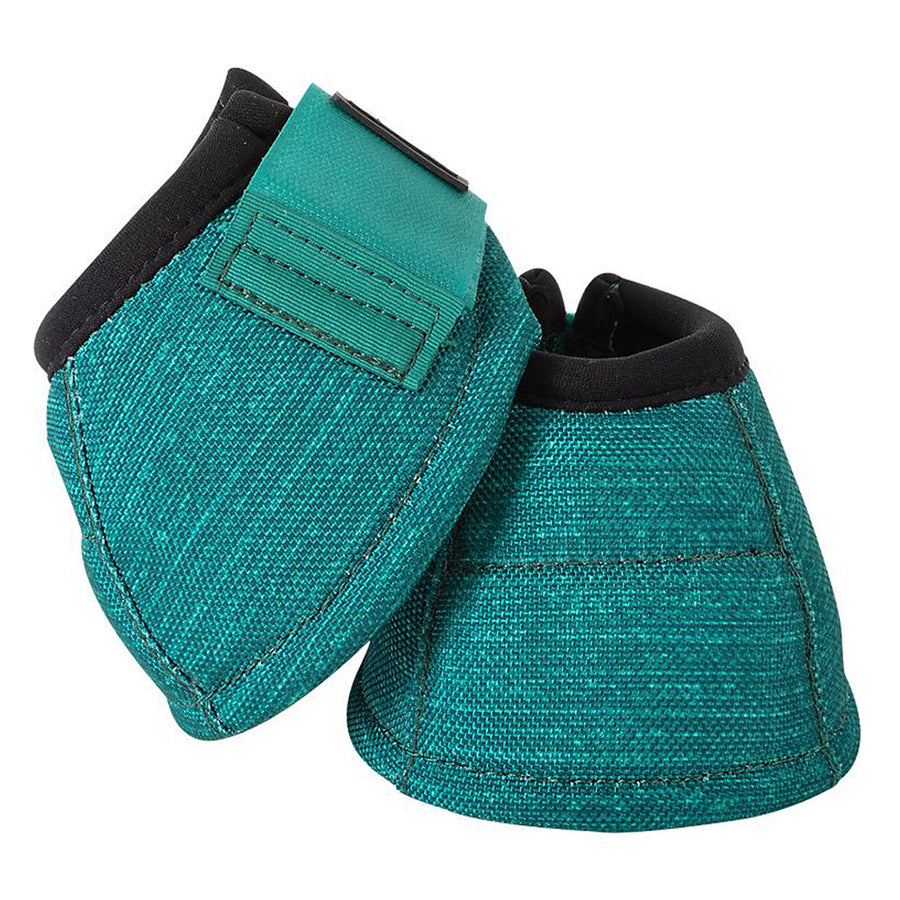 Small Classic Equine H. Bell Boots Dyno No Turn Overreach Emerald by Hilason – Cowboy and equestrian accessories
