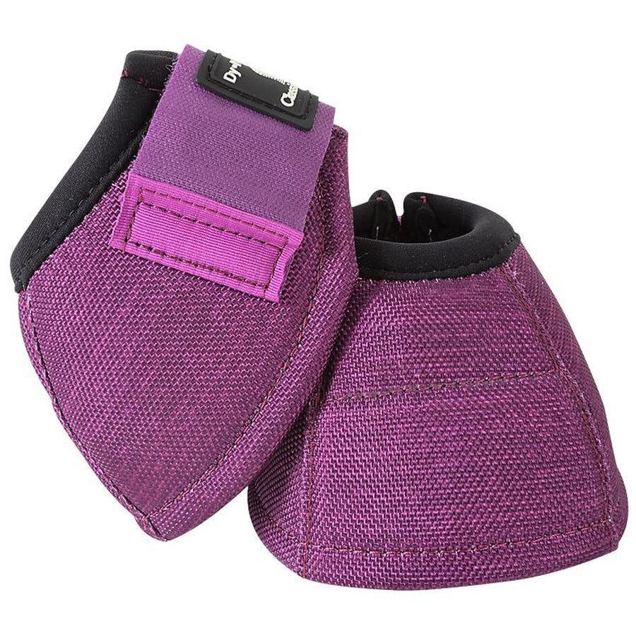 Small Classic Equine H. Bell Boots Dyno No Turn Overreach Plum – by Hilason – Cowboy and equestrian accessories