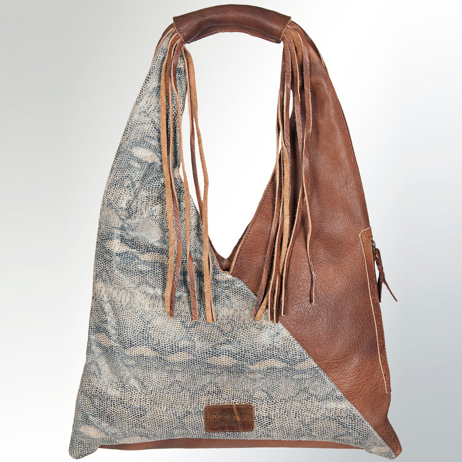 American Darling Hobo Bag Genuine Leather Western Purse with Fringes High-Quality YKK Zipper & Well-compartmentalized