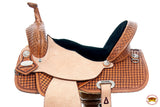 Flex Tree Western Horse Saddle Hilason In American Leather Barrel Trail