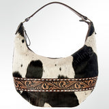 American Darling HOBO Hand Tooled Hair-on Genuine Leather women bag western handbag purse