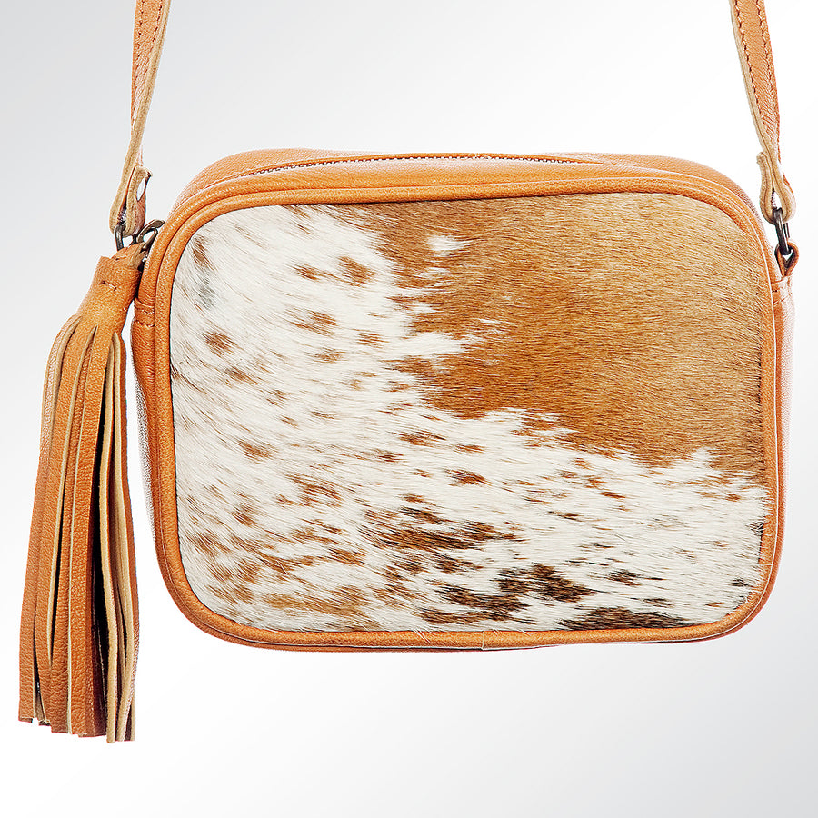 American Darling Small Crossbody Hair On Genuine Leather Western Women Bag Handbag Purse | for Cute