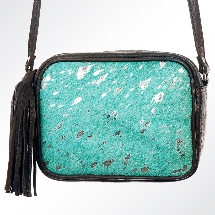 American Darling Small Crossbody Hair On Genuine Leather Western Women Bag Handbag Purse | for Cute