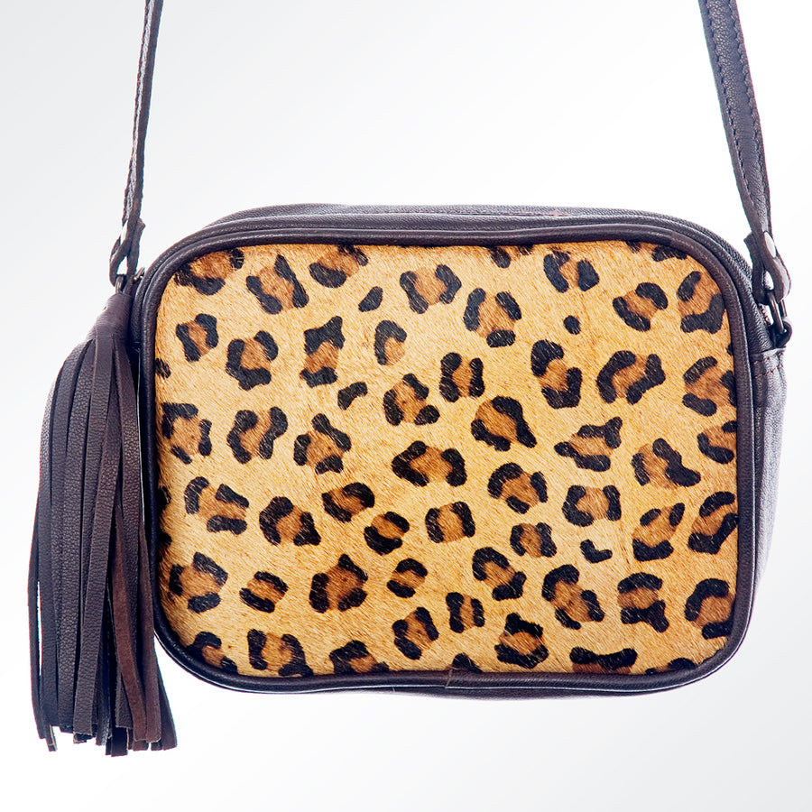 American Darling Small Crossbody Hair On Genuine Leather Western Women Bag Handbag Purse | for Cute
