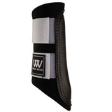 Medium Woof Wear Horse Sport Brushing Boot Full Coverage Strike Pad Brushed Steel - Uhorse