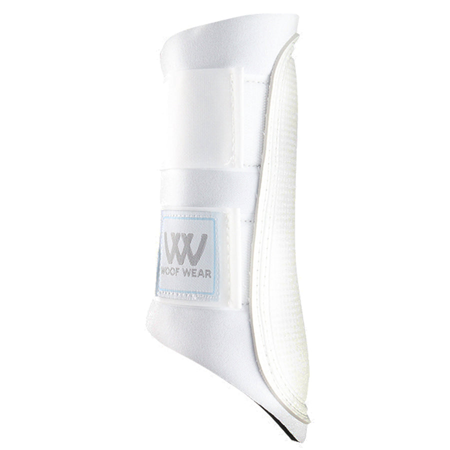 Large Woof Wear Horse Sport Brushing Boot Full Coverage Strike Pad White - Uhorse