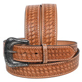 HILASON Western Genuine Leather Belt for Men Women Cowboy Cowgirl Handmade Unisex Full Grain Heavy Duty Engraved - Uhorse