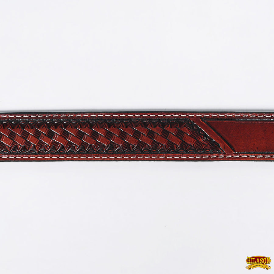 HILASON Western Genuine Leather Belt for Men Women Cowboy Cowgirl Handmade Unisex Full Grain Heavy Duty Engraved Buckle