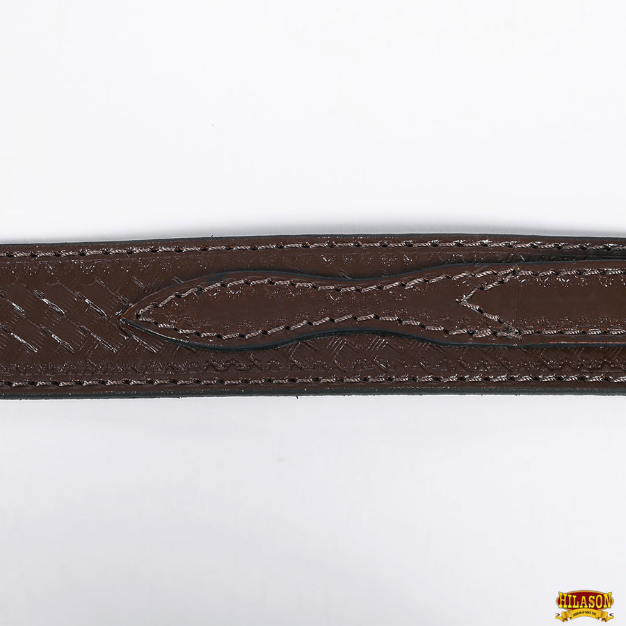 HILASON Western Genuine Leather Belt for Men Women Cowboy Cowgirl Handmade Unisex Full Grain Heavy Duty Engraved Buckle