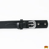HILASON Western Genuine Leather Belt for Men Women Cowboy Cowgirl Handmade Unisex Full Grain Heavy Duty Engraved Buckle Belt