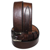 Western Hilason Genuine Leather Mens Ranger Belt 1.5" Width