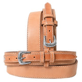HILASON Western Genuine Leather Belt for Men Women Cowboy Cowgirl Handmade Unisex Full Grain Heavy Duty Engraved Buckle Belt