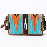 American Darling Organizer Hair On Genuine Leather Western Women Bag Handbag Purse | for Cute Travel