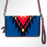 American Darling Organizer Saddle Blanket Genuine Leather Western Women Bag Handbag Purse | for Cute Travel