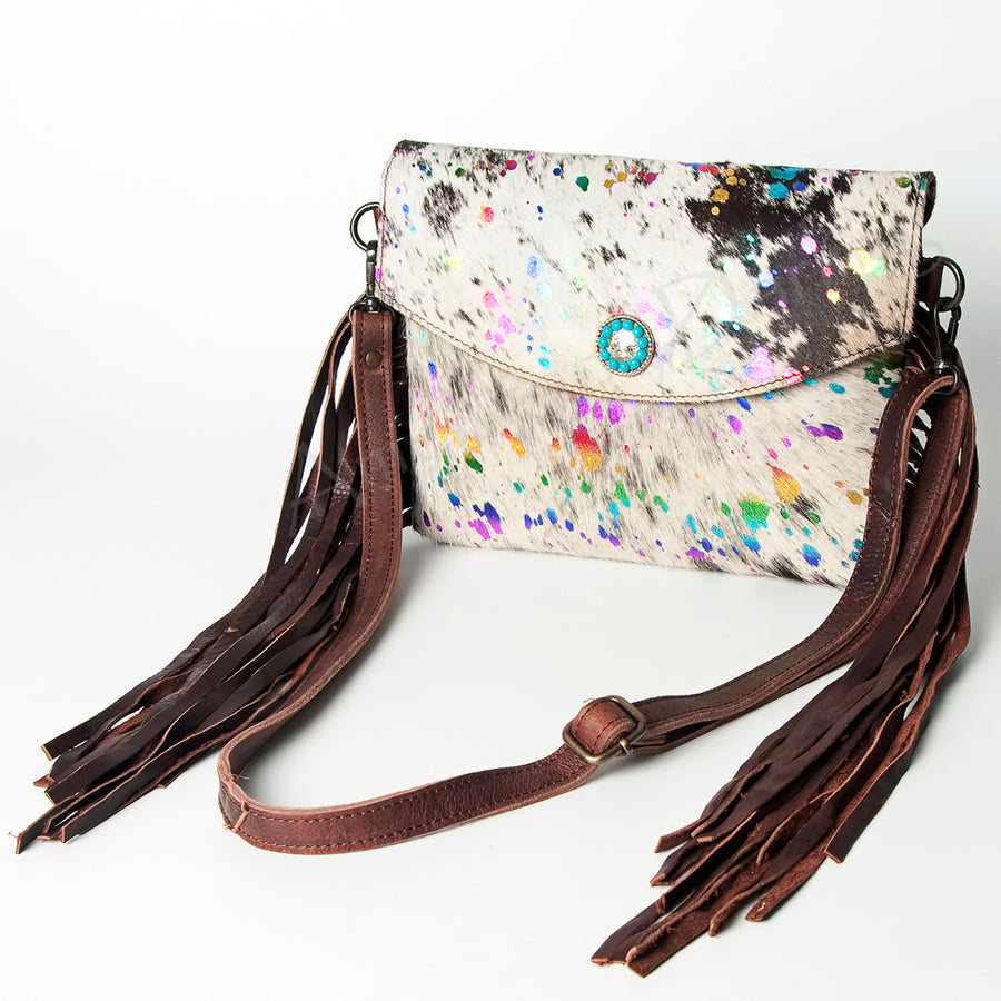 American Darling Cross Body Hair On-Genuine Leather Western Women Bag Handbag Purse | Crossbody for Cute - Uhorse