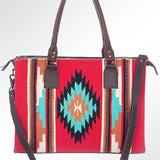 American Darling Saddle Blanket Genuine Leather Women Bag Western Handbag Purse