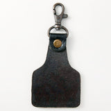 American Darling ADKR213 Hand Tooled Carved Genuine Leather Keyring