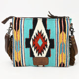 American Darling Saddle Blanket Genuine Leather Women Bag Western Handbag Purse