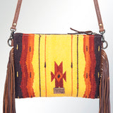 American Darling Saddle Blanket Genuine Leather Women Bag Western Handbag Purse