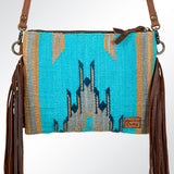 American Darling Saddle Blanket Genuine Leather Women Bag W. Handbag