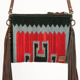 American Darling Saddle Blanket Genuine Leather Women Bag W. Handbag