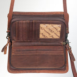 ADBG485C American Darling ORGANISER Upcycled Wool Genuine Leather women bag western handbag purse