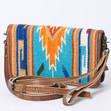 American Darling Organiser Saddle Blanket Genuine Leather Women Bag Western Handbag Purse