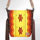 American Darling Cross Body Hand Tooled Saddle Blanket Genuine Leather Western Women Bag Handbag Purse | Crossbody for Cute