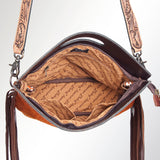 ADBGS146L American Darling CLUTCH Hand Tooled Upcycled Wool Genuine Leather women bag western handbag purse