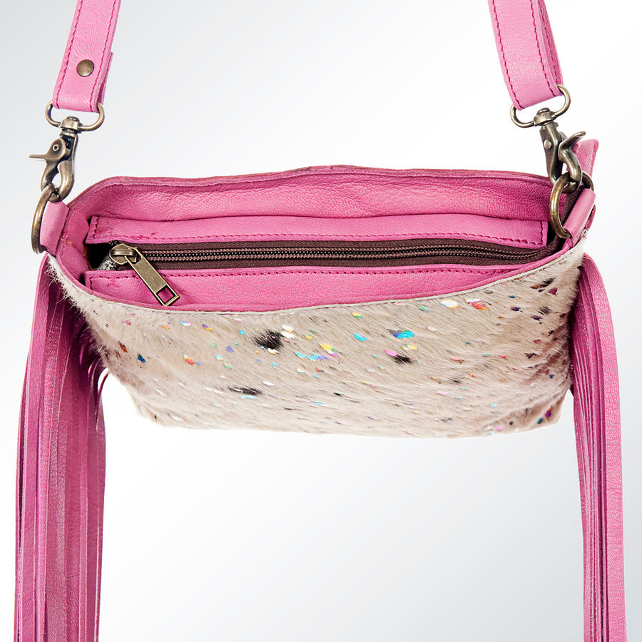 American Darling Cross Body Hair on Genuine Leather Western Women Bag | Handbag Purse Crossbody for Cute