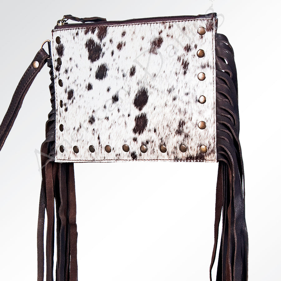 ADBGZ353 American Darling CLUTCH Hair-on Genuine Leather women bag by Hilason – Cowboy and equestrian accessories
